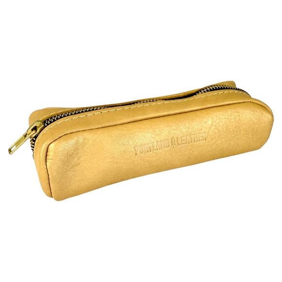Portland Leather Goods Champagne Ballpark Pouch - Brand New - Picture 1 of 8